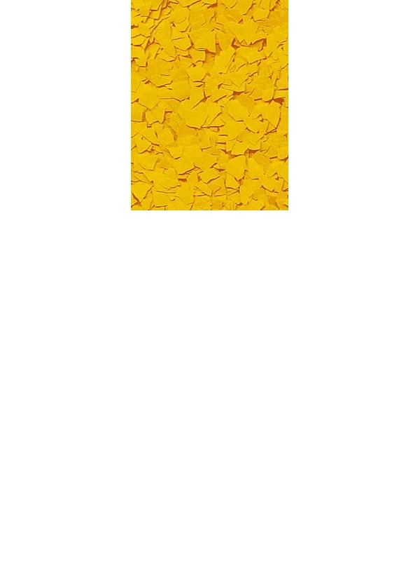 FLECKED Color Chips for EPOXY and WALL PAINTS, citrine yellow